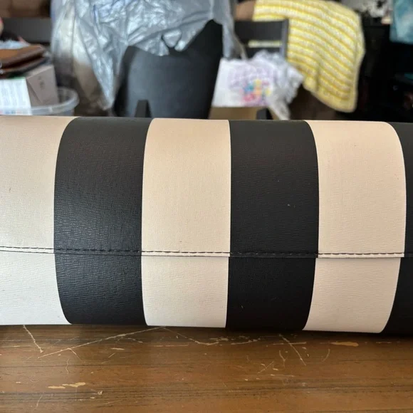 Kate Spade Black and White Striped Tote - Picture 3 of 8